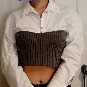 Zara grey sweater NWOT